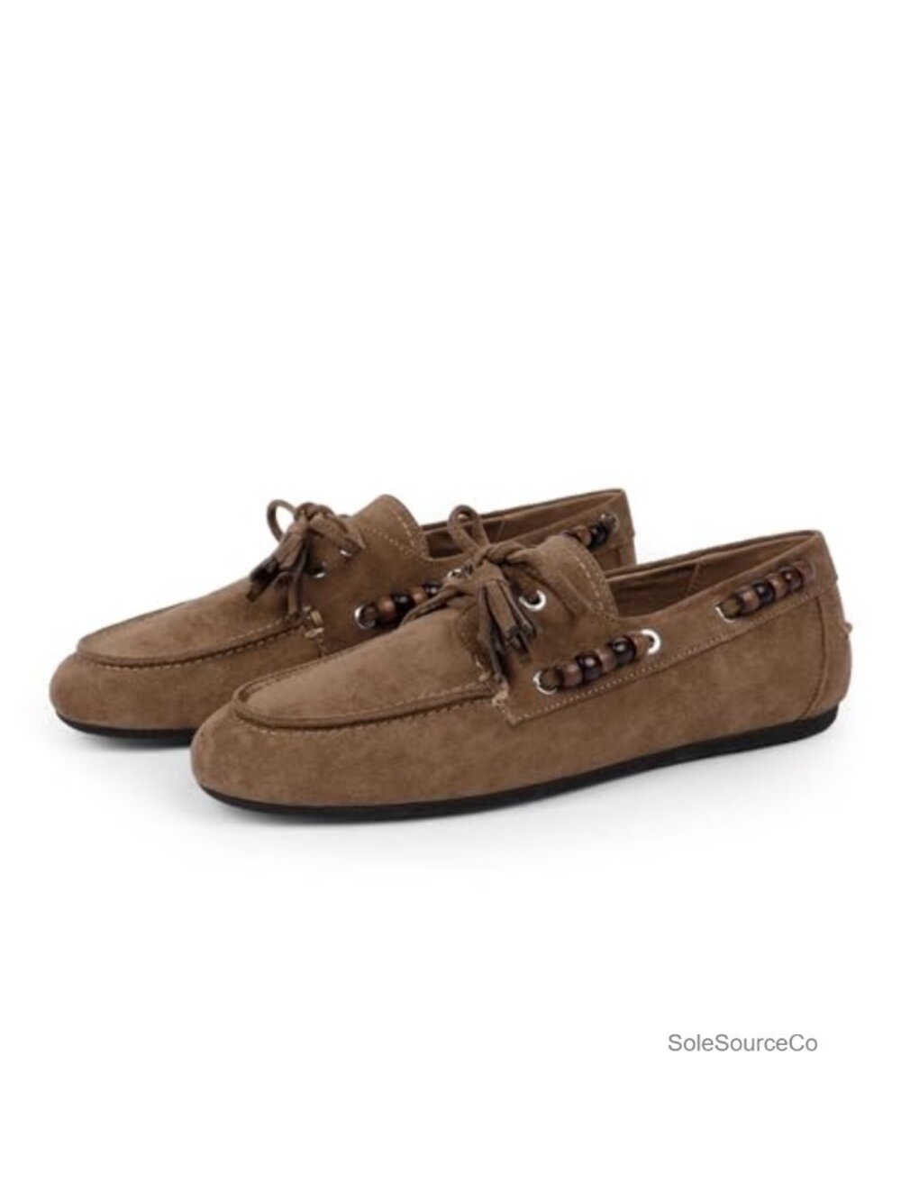 Women's Beaded Mocc Slip On Loafers Office Casual Driving Flats
